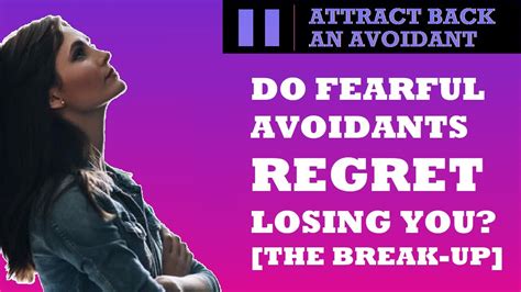 Why <b>do</b> <b>fearful</b> <b>Avoidants</b> <b>break</b> <b>up</b>? People with <b>fearful</b>-<b>avoidant</b> attachments often don't feel comfortable in relationships. . Do fearful avoidants regret breaking up reddit
